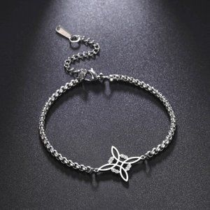 🍏50% OFF/3+...Witch's Knot Symbol Bracelet (Silver)